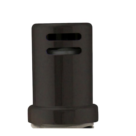 Westbrass Skirted Brass Air Gap Cap Only in Oil Rubbed Bronze D201-1-12